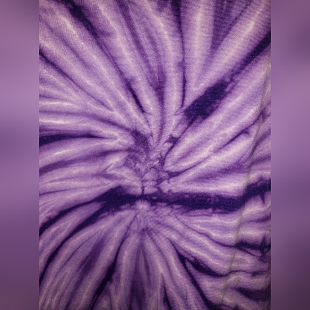 EUC Vtg Tie Dye Size Large Purple Harley Davidson Biker Motorcycle - Picture 4 of 6